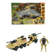 SUPER SET MILITAR CON ACCESORIOS 28x11x18 CM