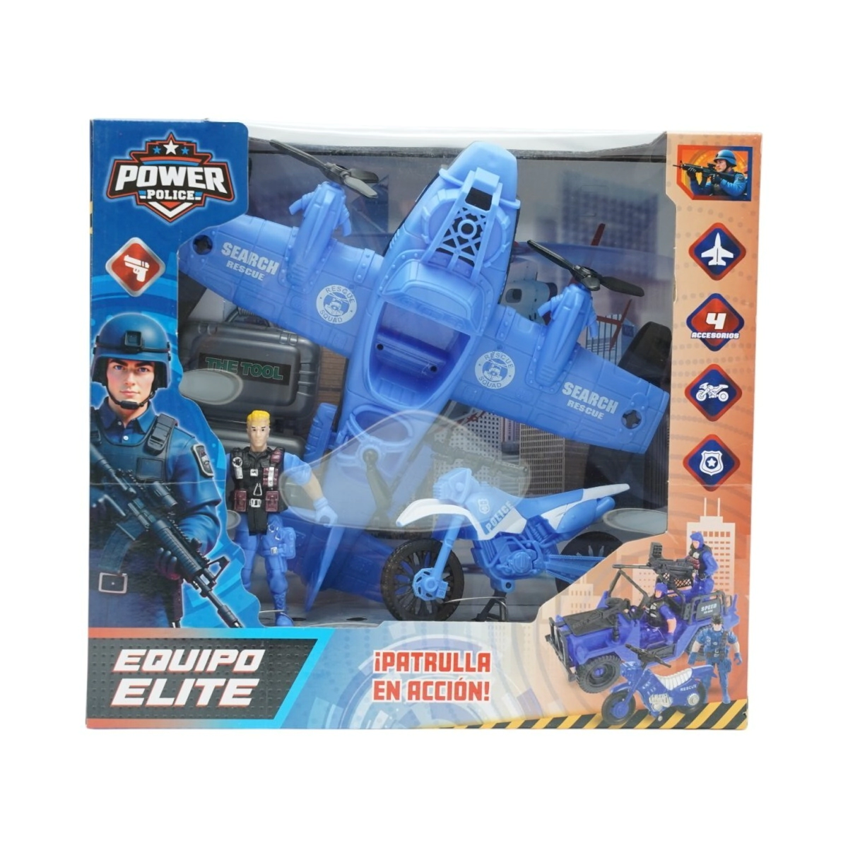 SUPER SET DE POLICIA 28x11x25 CM