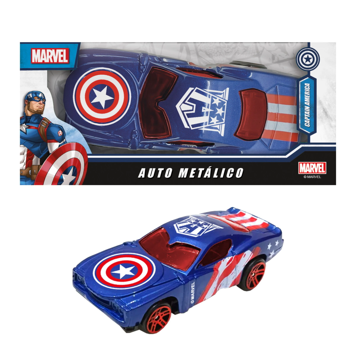 AUTITOS METALICOS AVENGERS 10x3x6 CM