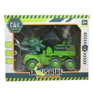 CAMION DINOSAURIO CONSTRUCCION RUEDAS DE GOMA 19x15x7 CM
