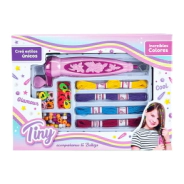 MAQUINA PARA HACER TRENZAS CON SET DE BIJOUTERIE TINY 30x22x5 CM