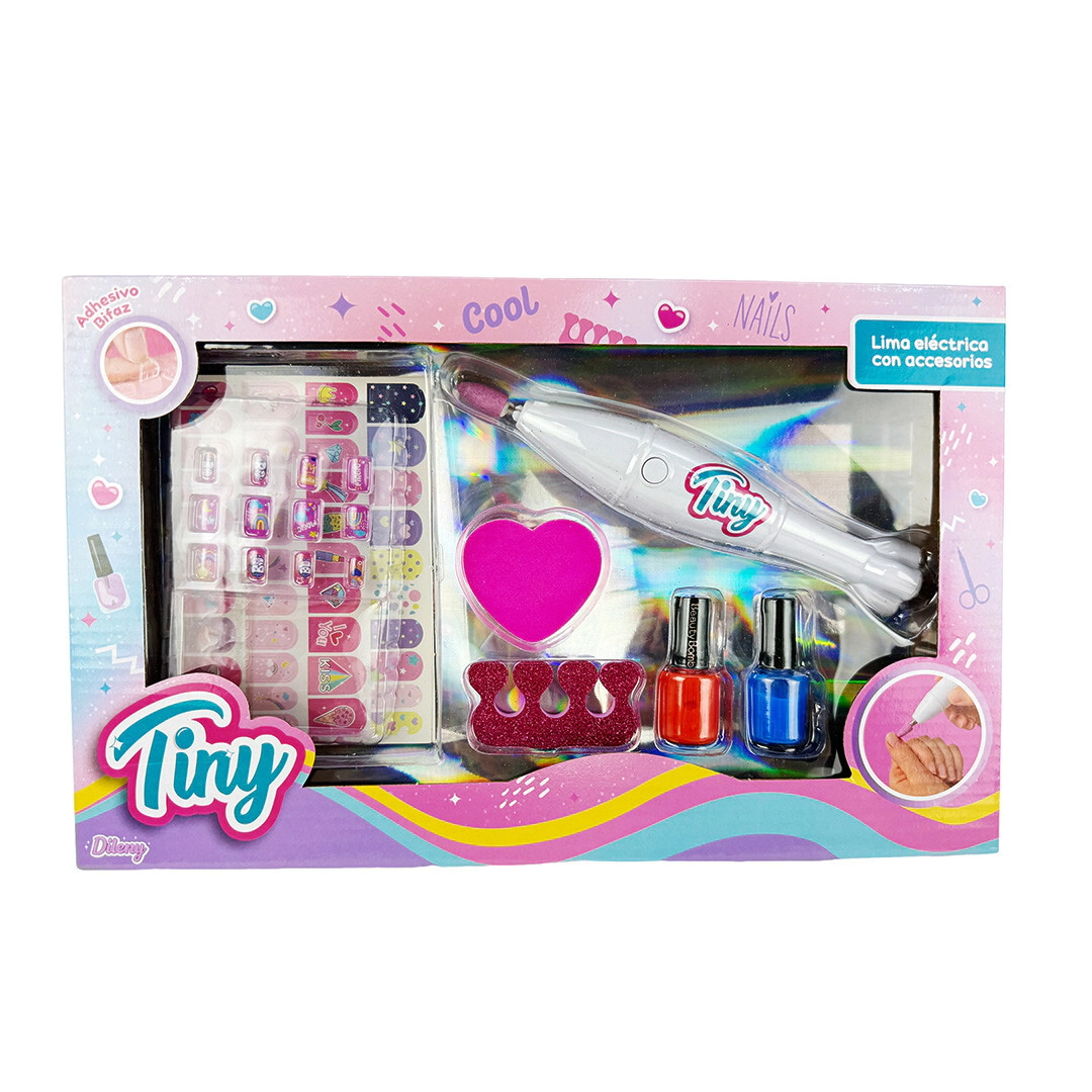 SET DE U�AS CON LIMA ELECTRICA TINY 33x21x4 CM
