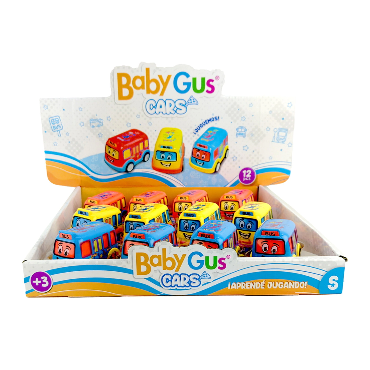AUTITOS BUS A FRICCION BABYGUS