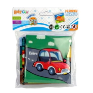 LIBRITO DIDACTICO DE TELA PARA BEBES VEHICULOS 17x14x2 CM