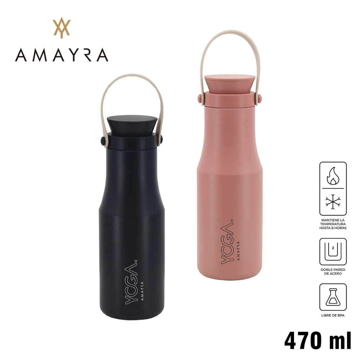 BOTELLA TERMICA AMAYRA 470ML