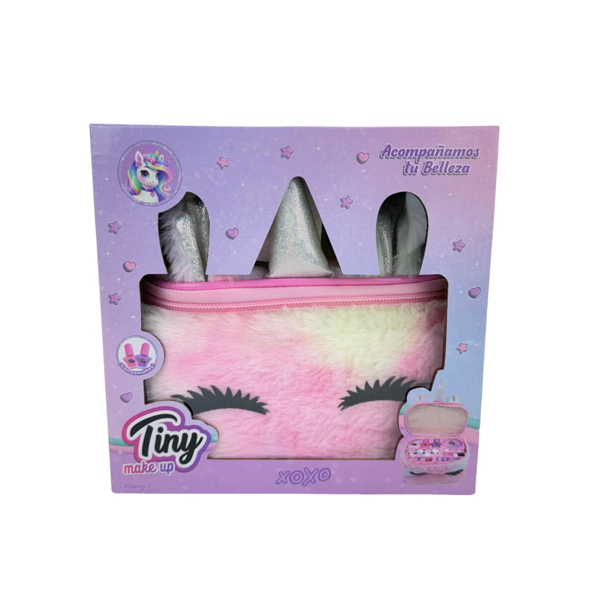 VALIJITA MAQUILLAJE PELUCHE UNICORNIO TINY