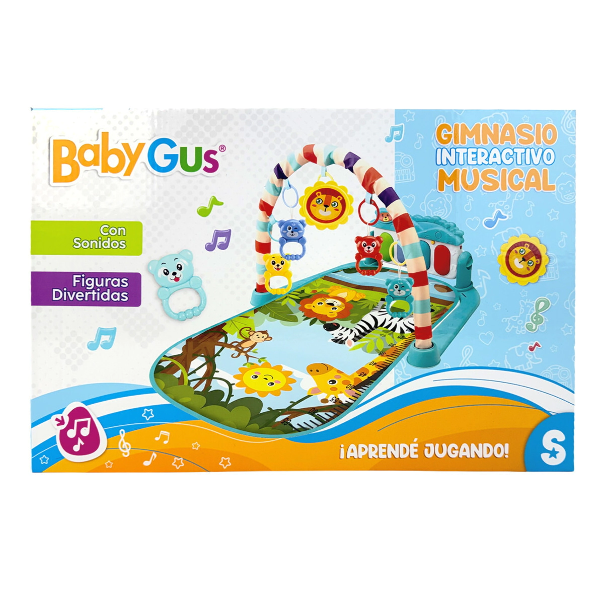 GIMNASIO INTERACTIVO ZOOLOGICO BABYGUS