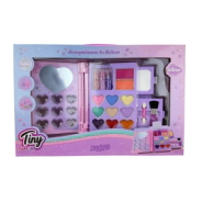 PALETA DE MAQUILLAJES MULTICOLOR CON ESPEJO Y ACCESORIOS TINY