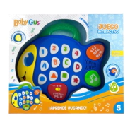 PECESITO INTERACTIVO PARA BEBES CON LUZ Y SONIDO 30x22x5 CM