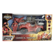 SUPER SET BOMBEROS AL RESCATE 34x11x18,5 CM
