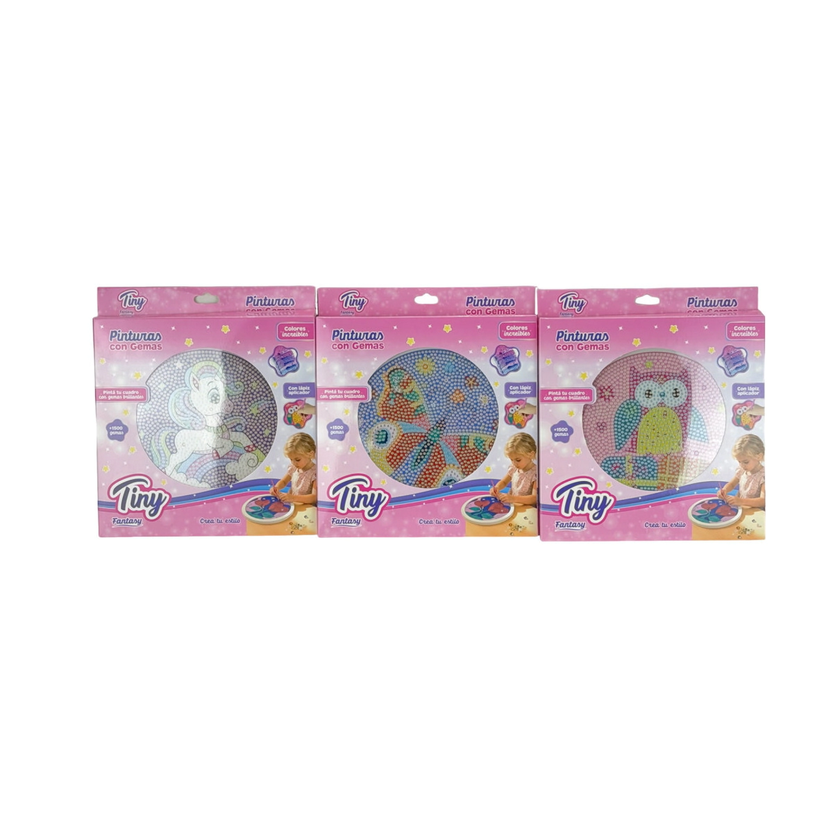 KIT DE PINTURA CON GEMAS SURTIDO