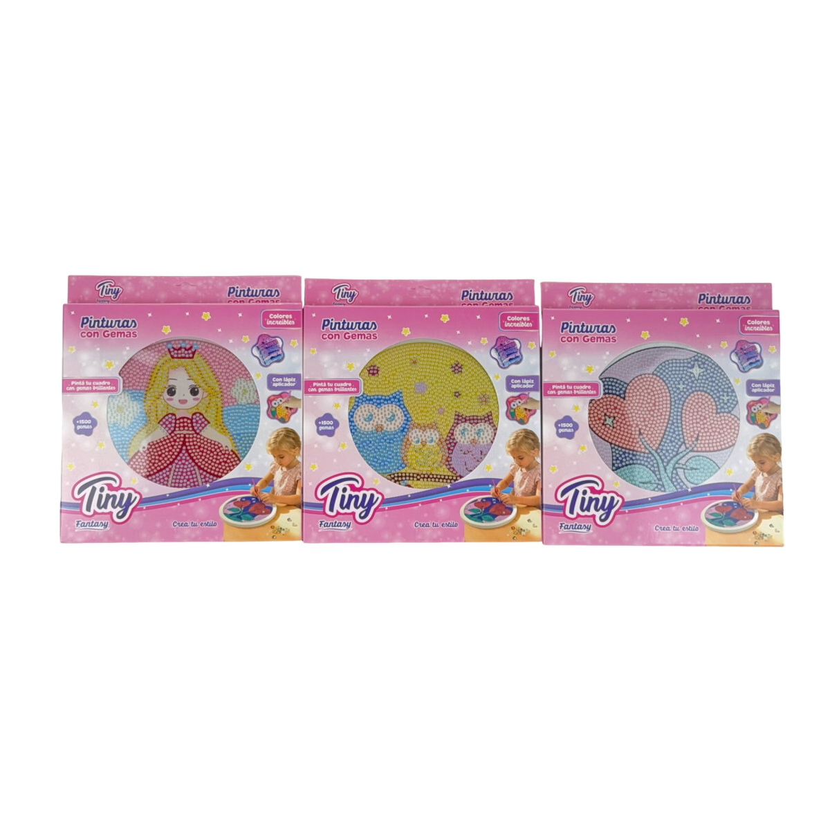 KIT DE PINTURA CON GEMAS SURTIDO