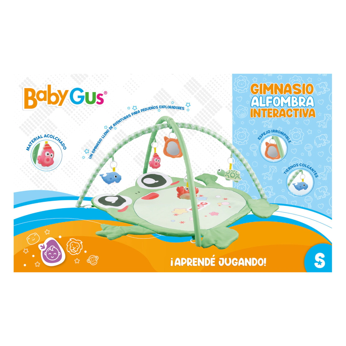 SET DE ALFOMBRA Y JUEGOS RANITA BABYGUS