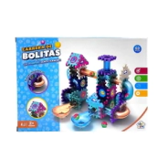 CARRERA DE BOLITAS CON PIEZAS MAGNETICAS 60 PIEZAS