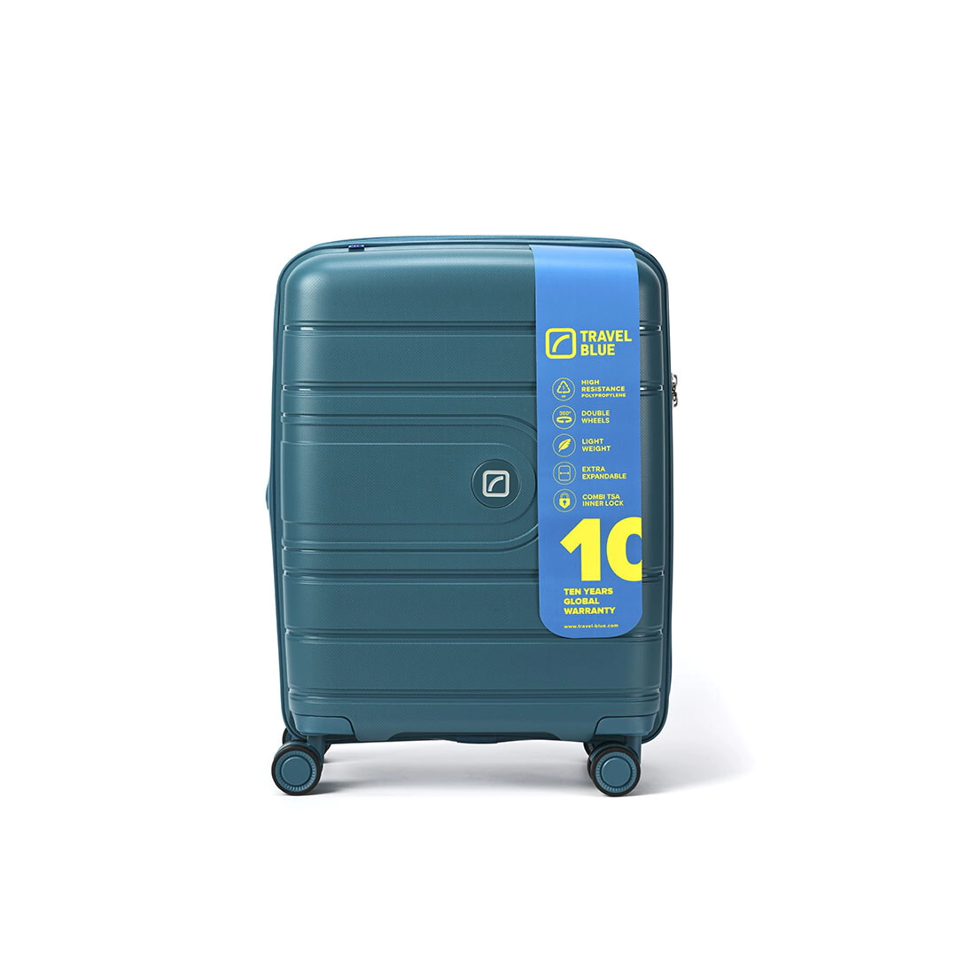 VALIJA CARRY ON 20" WONDERER EUROPEAN BLUE TRAVEL BLUE