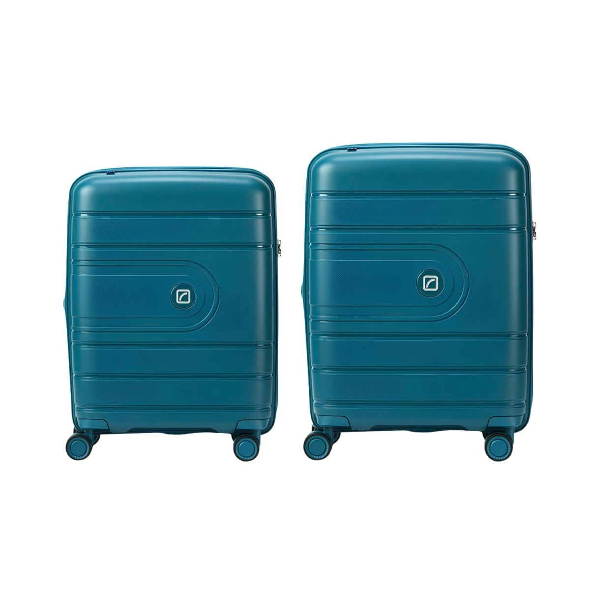 SET VALIJAS 20" 24" WONDERER EUROPEAN BLUE TRAVEL BLUE