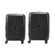 SET VALIJAS 20" 24" SAHARA BLACK TRAVEL BLUE