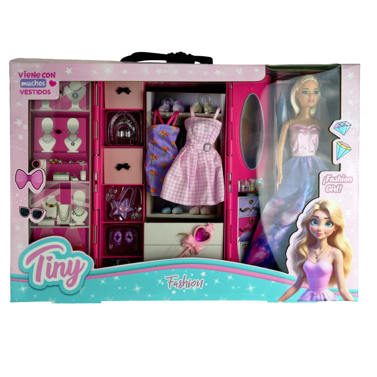 MU�ECA TINY FASHION CON VESTIDOR