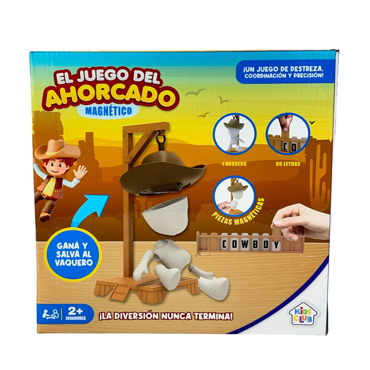 JUEGO DE MESA AHORCADO MAGNETICO