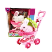 CONEJO CON CARRITO Y ACCESORIOS