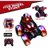 AUTO RADIO CONTROL STUNT SPIDERMAN NEGRO