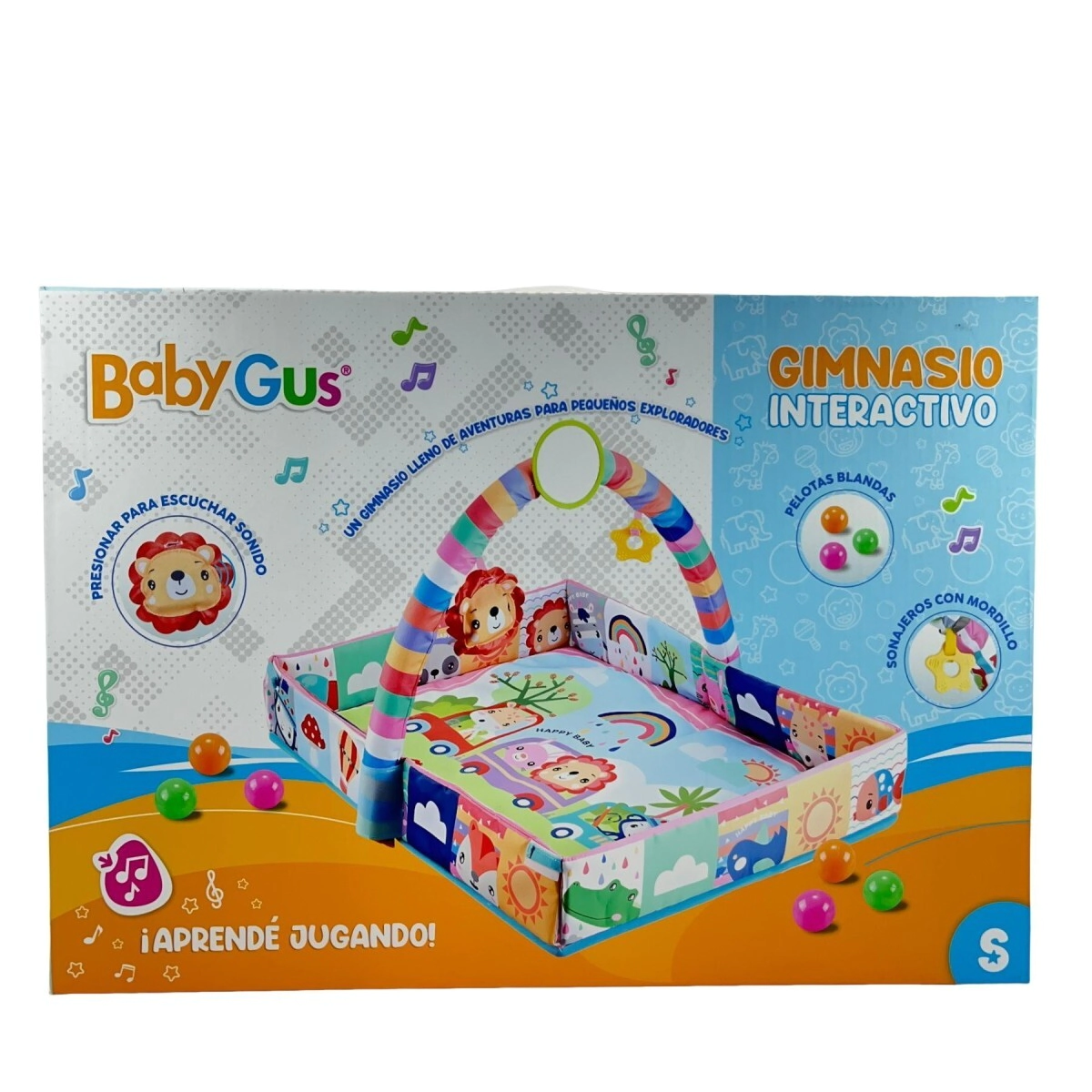 SET DE ALFOMBRA Y JUEGOS CON ACCESORIOS Y SONIDO BABYGUS