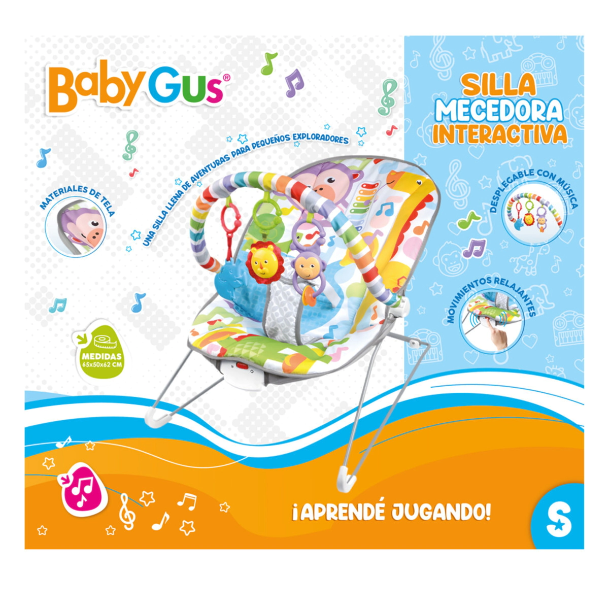 SILLA MECEDORA INTERACTIVA CON VIBRACION