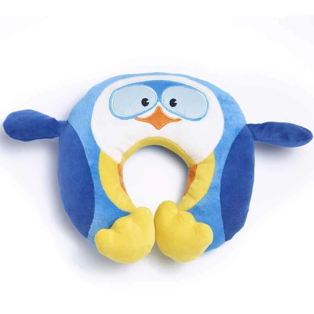 ALMOHADA DE VIAJE INFANTIL PUFFY EL PING�INO TRAVEL BLUE