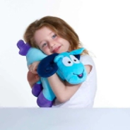 ALMOHADA DE VIAJE INFANTIL SAMMY EL CARNERO TRAVEL BLUE