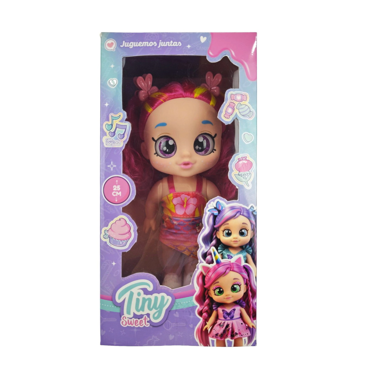 MU�ECA TINY SWEET CON SONIDO 25 CM
