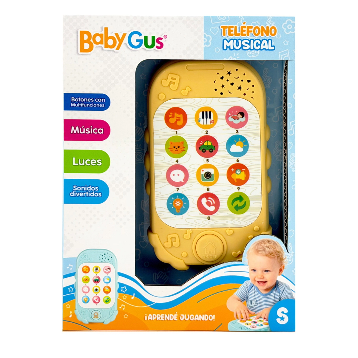 TELEFONO INTERACTIVO CON LUZ Y SONIDO