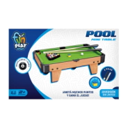 JUEGO POOL DE MESA MINI 48x27 CM