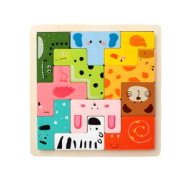 JUEGO TETRIS ANIMAL DE MADERA
