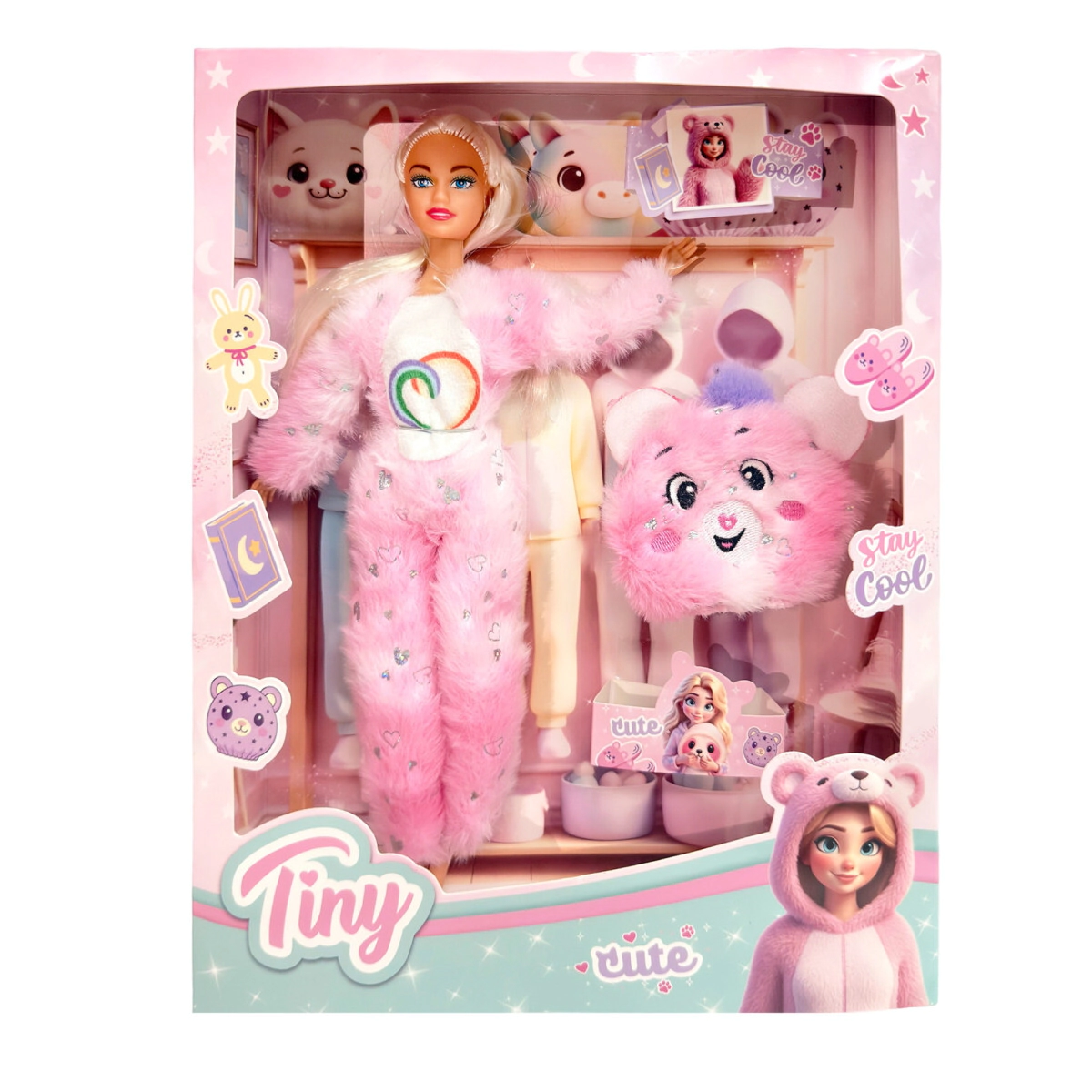 MU�ECA TINY CUTE DISFRAZ DE OSO