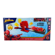 LANZADOR CON AUTITO METALICO SPIDERMAN