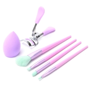 SET DE MAQUILLAJE, BROCHAS, ARQUEADOR Y BLENDER SKORA