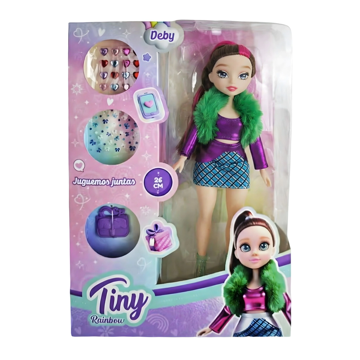 MU�ECA TINY RAINBOW 26CM