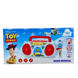 PARLANTE CON MICROFONO Y LUCES TOY STORY