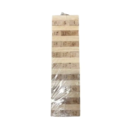TORRE DE BLOQUES JENGA 54 PIEZAS 8x3x2 CM