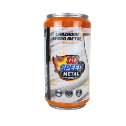 BOTELLA LANZADORA CON AUTO METALICO INCLUIDO