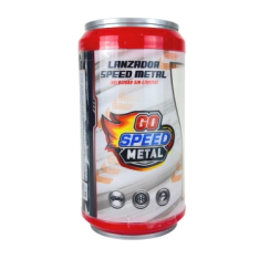 BOTELLA LANZADORA CON AUTO METALICO INCLUIDO