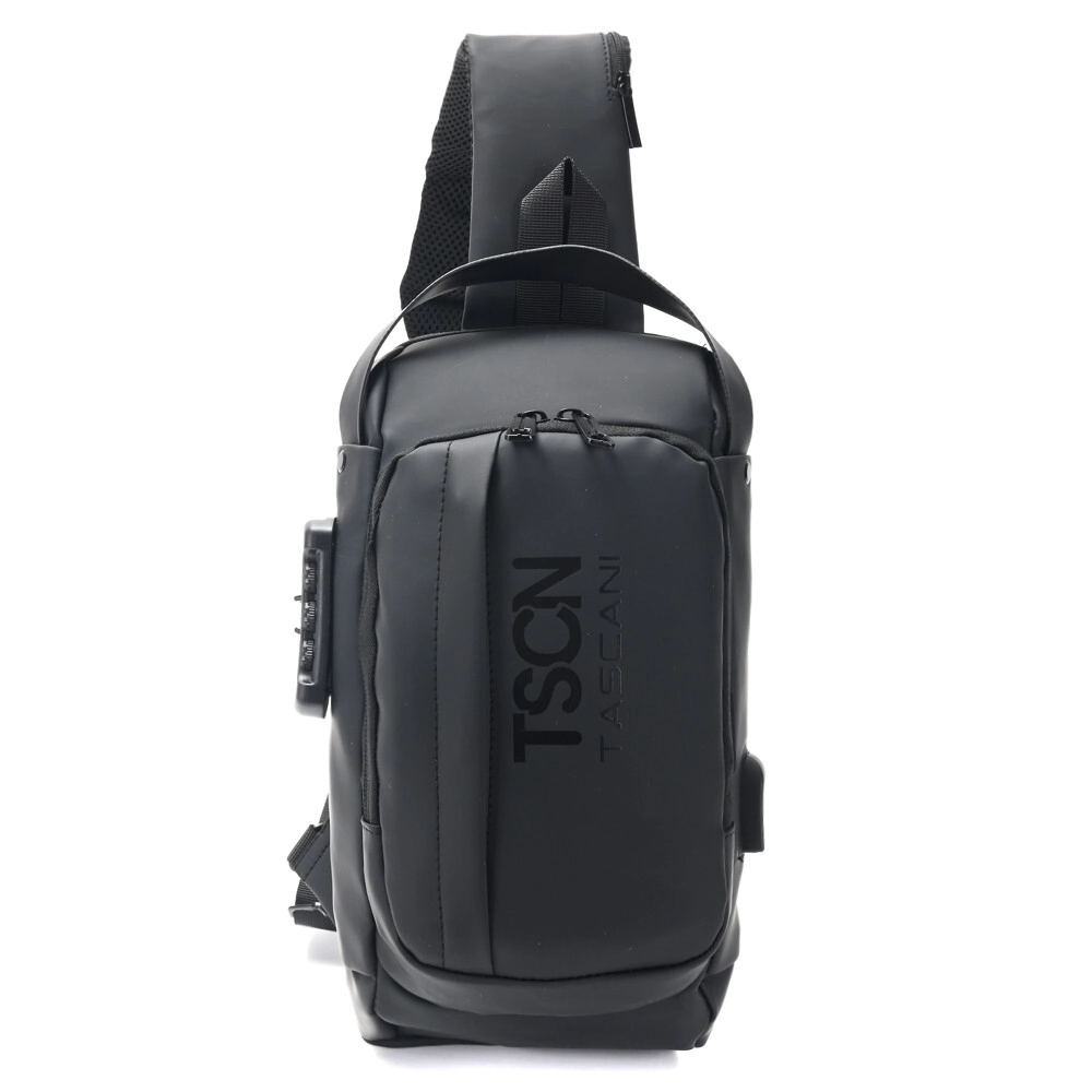 MORRAL SLING TASCANI CON CERRADURA Y USB 32x18x10 CM