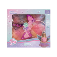 SET PRINCESAS UNICORNIO VESTIDO, ALAS Y VARITA MAGICA TINY