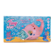BURBUJERO DELFIN A PILA 17x10x8 CM TINY