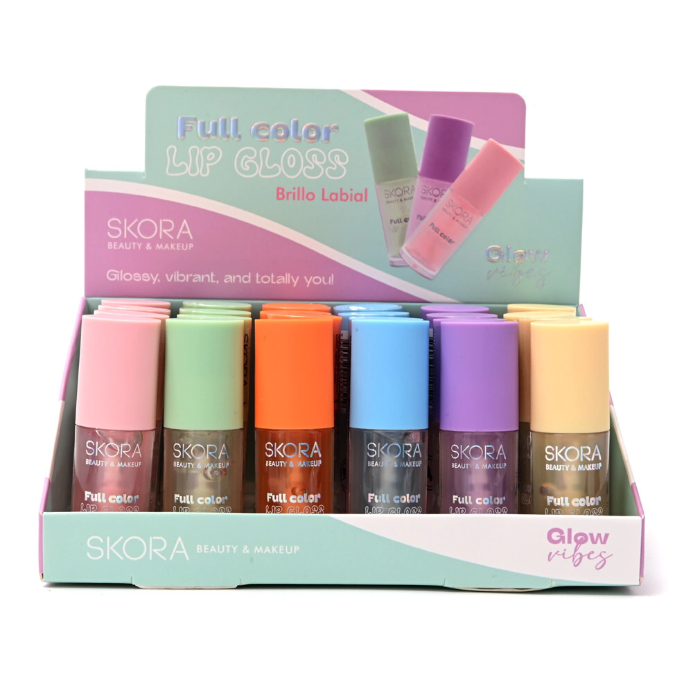 BRILLO LABIAL CON APLICADOR SKORA