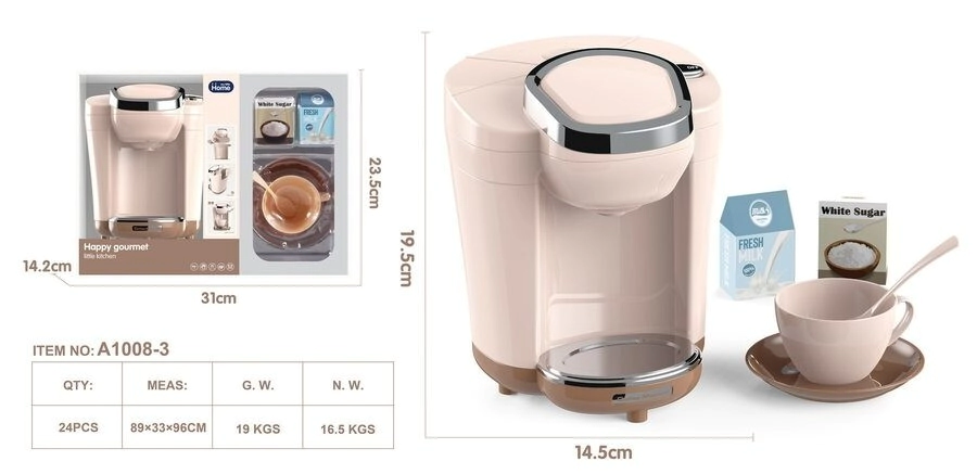 SET DE CAFETERA CON SONIDO Y LUZ