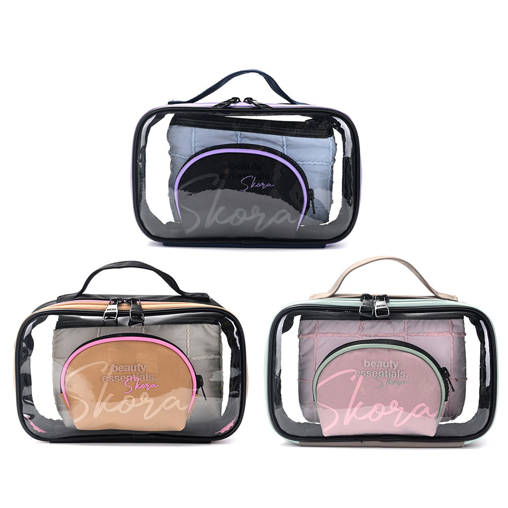 PORTACOSMETICO 3 EN 1 BEAUTY 24x12x7 CM SKORA