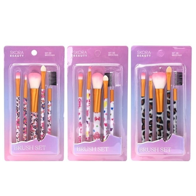SET BROCHAS DE MAQUILLAJE X5 SKORA