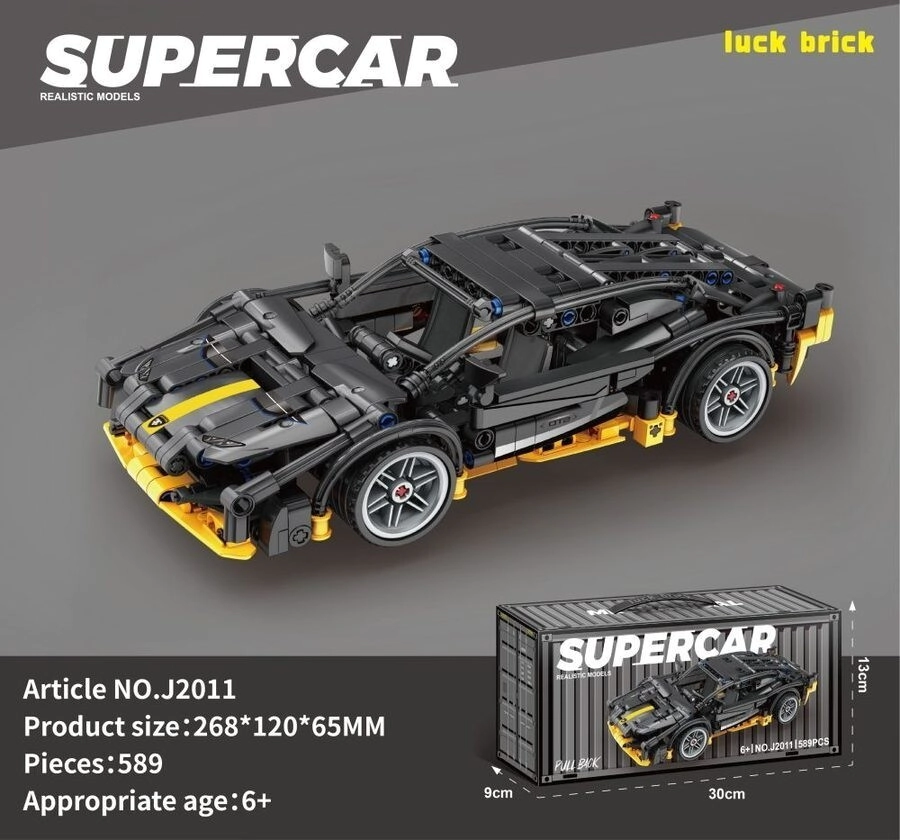 SUPERCOCHE 589 PIEZAS