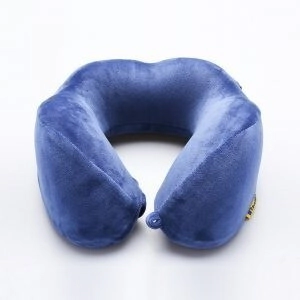 ALMOHADA CERVICAL DE VIAJE ERGONOMICA CON CAPUCHA TRAVEL BLUE